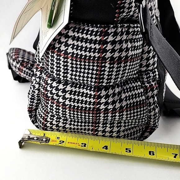 MyTagalongs  Mini Crossbody Tote Handbag Crossbody Bag Harper Tweed Black Brown - Picture 16 of 16